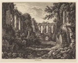 Riveaux, by George Cuitt the Younger, ink, 1825