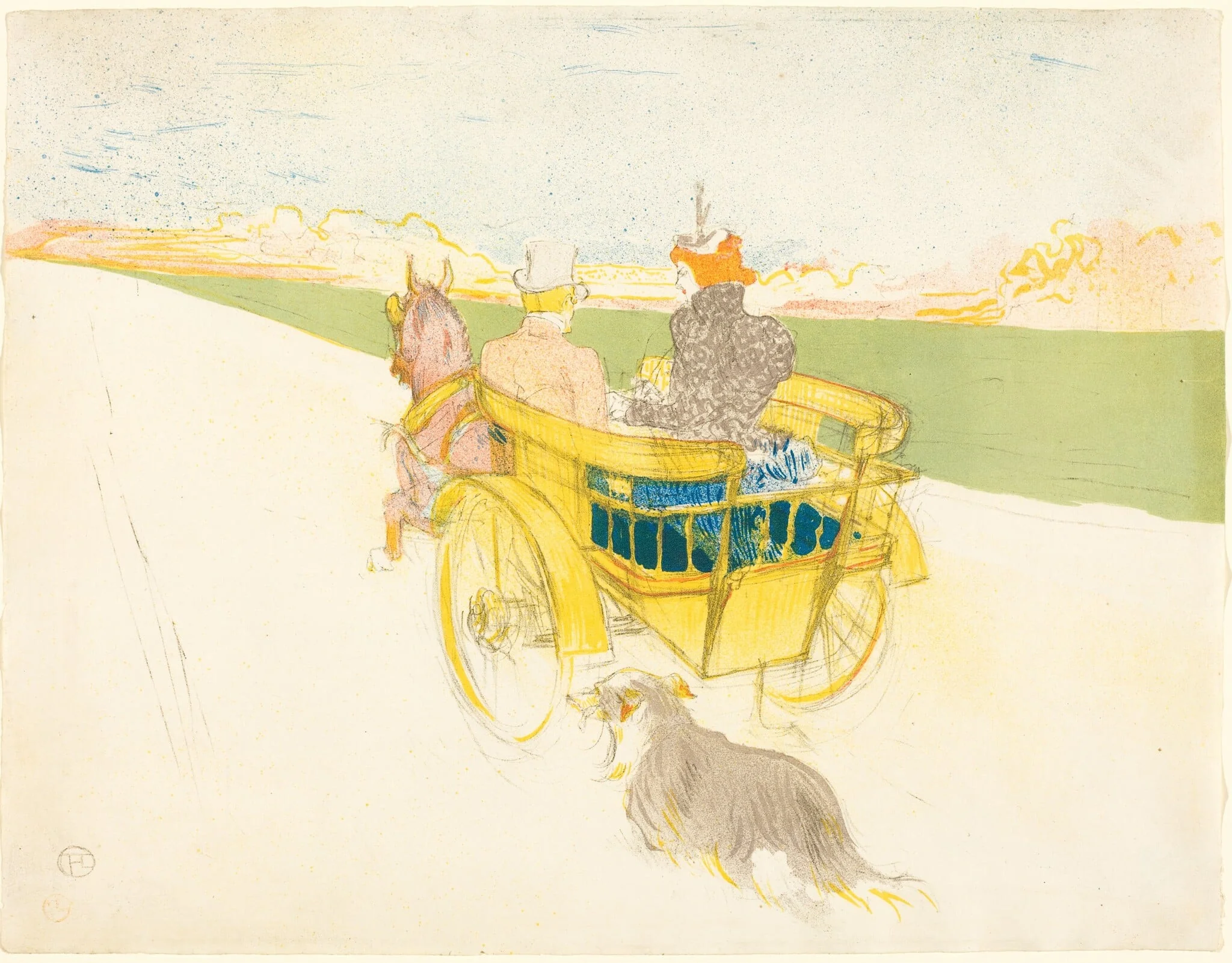Country Outing (Partie de campagne), detail