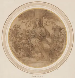 The Goddess Brizo, by Federico Zuccaro, 1540