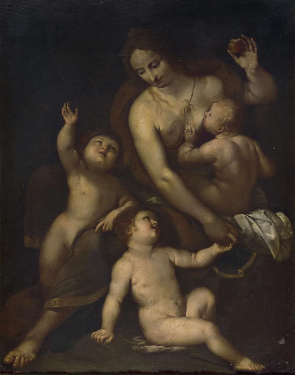 Charity, by Isidoro Bianchi, oil, 1601