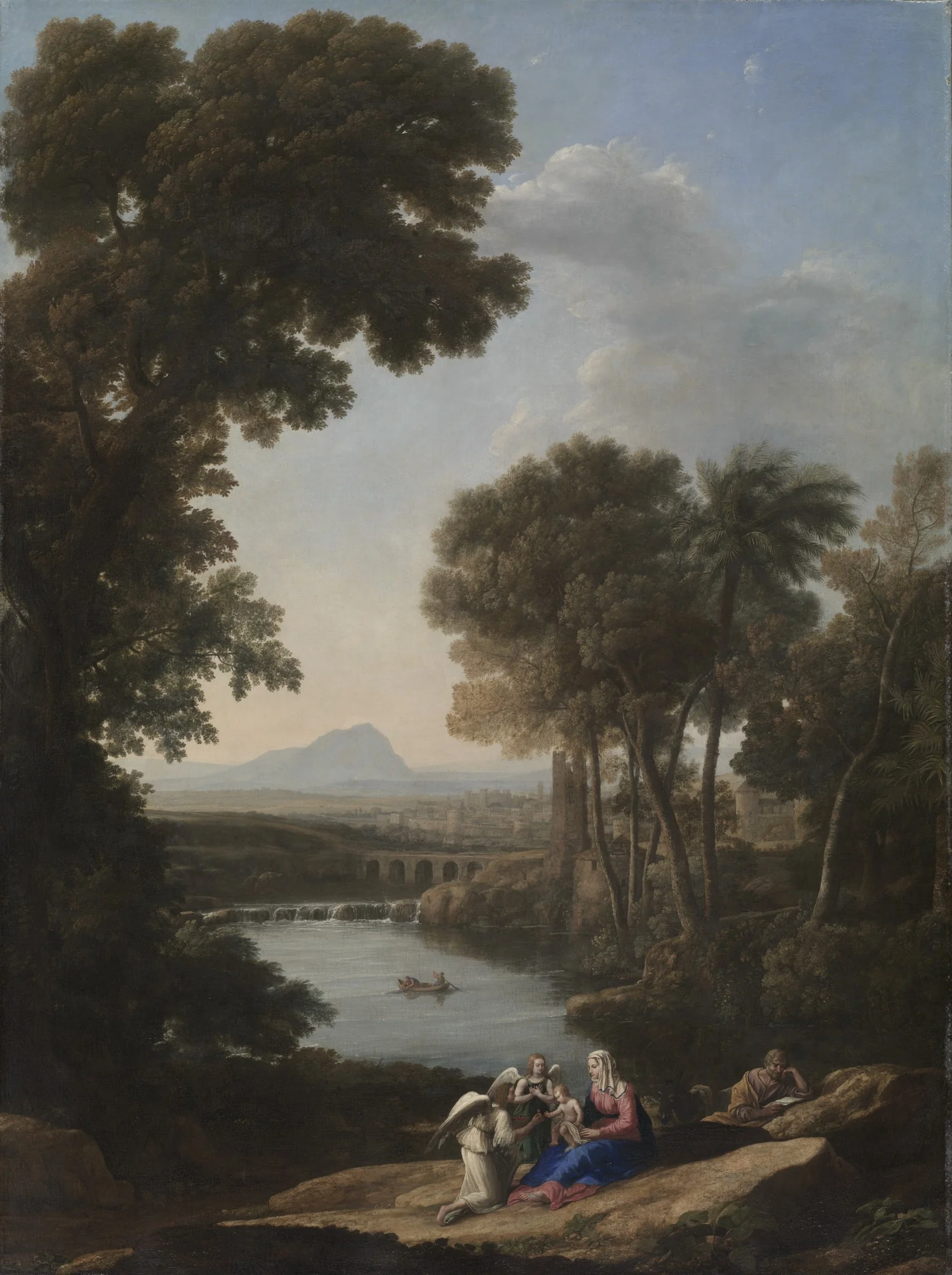 Rest on the Flight into Egypt, detail