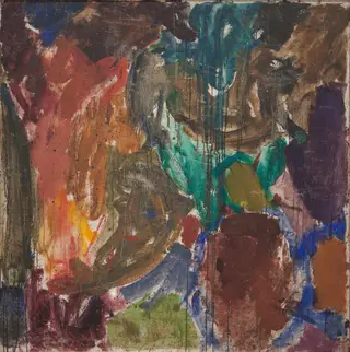 Dante and Vergil in the Underworld, by Edvard Weie, oil, 1913