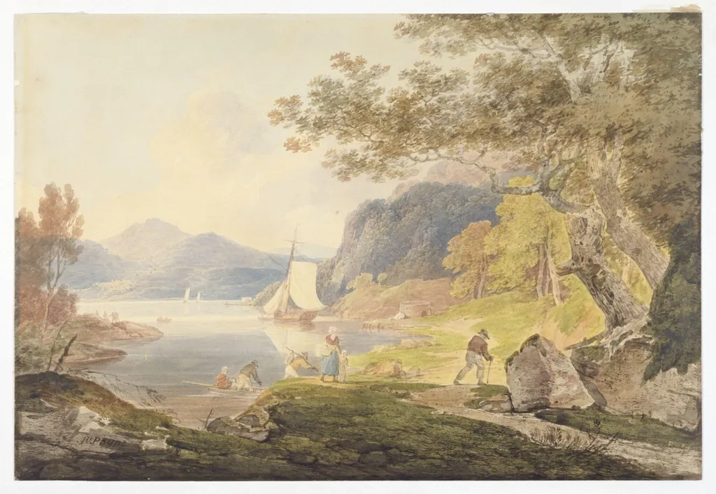 Untitled, by William Payne, watercolor, 1776