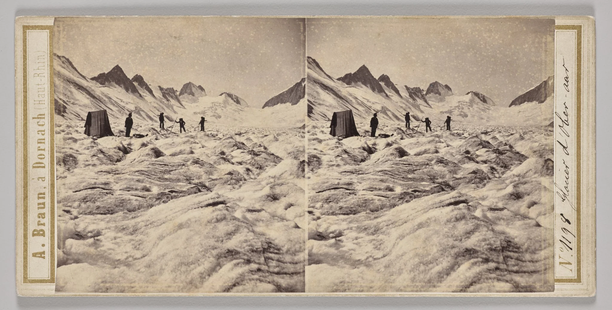 No. 1198 Glacier d'Oberaar, detail
