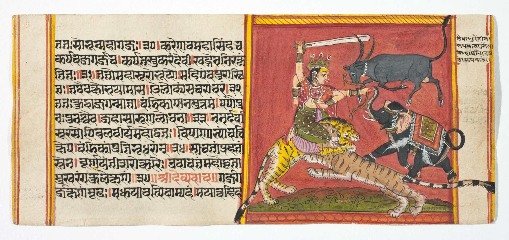 Legend of Durga, detail
