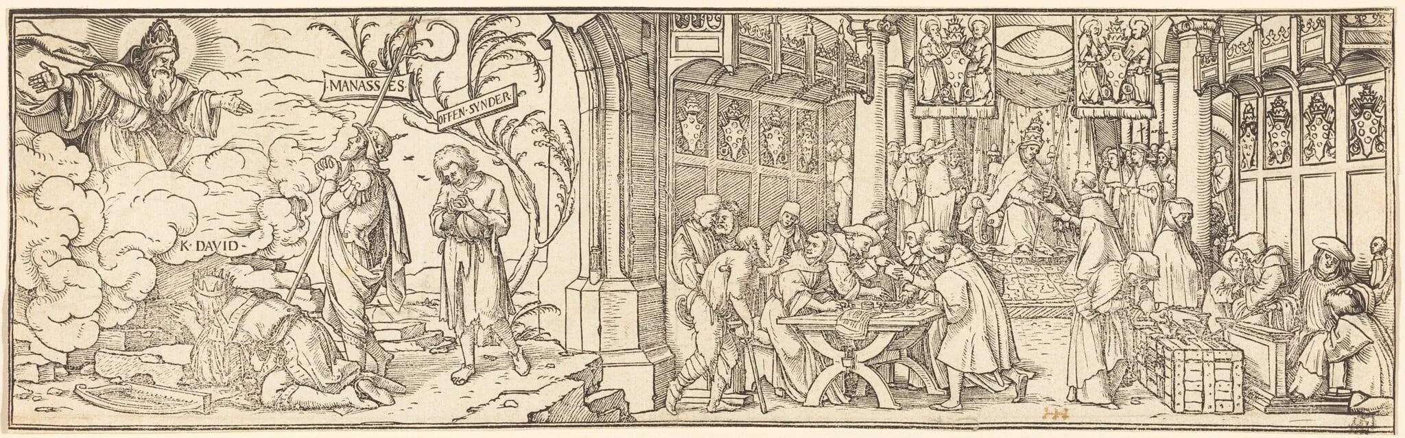 Traffic in Indulgences, detail