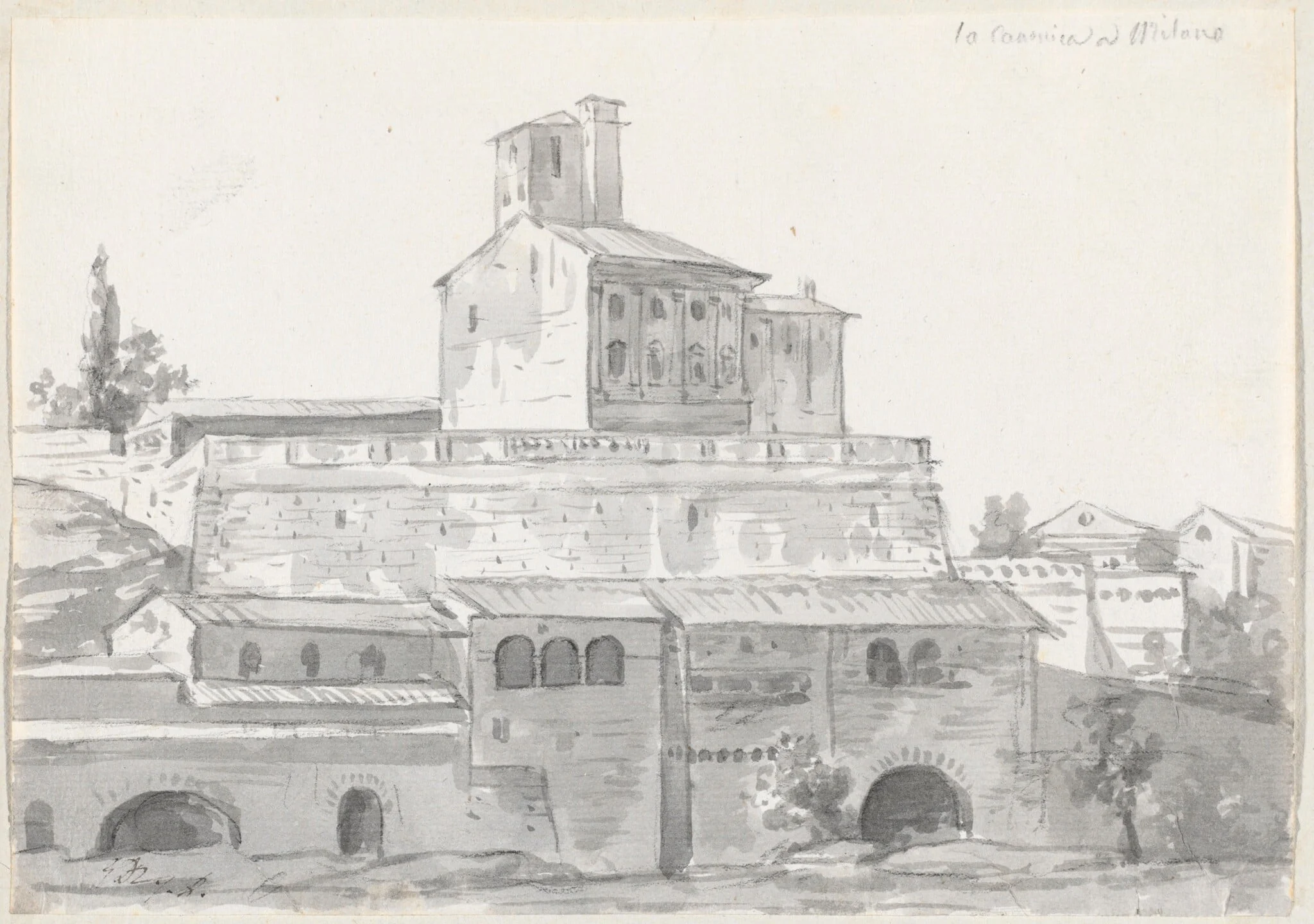 The Canonica of Sant'Ambrogio, Milan, detail