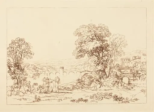 Apuleia in Search of Apuleius, by Joseph Mallord William Turner, ink, 1813