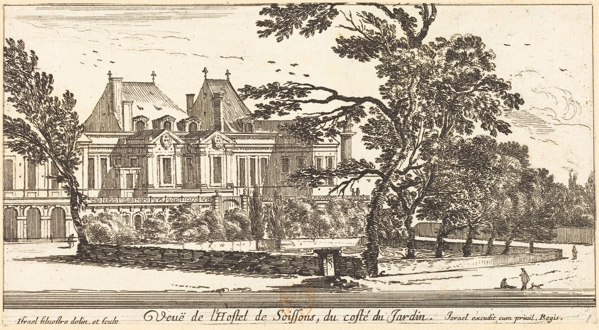 Veue de l'Hostel de Soissons, detail