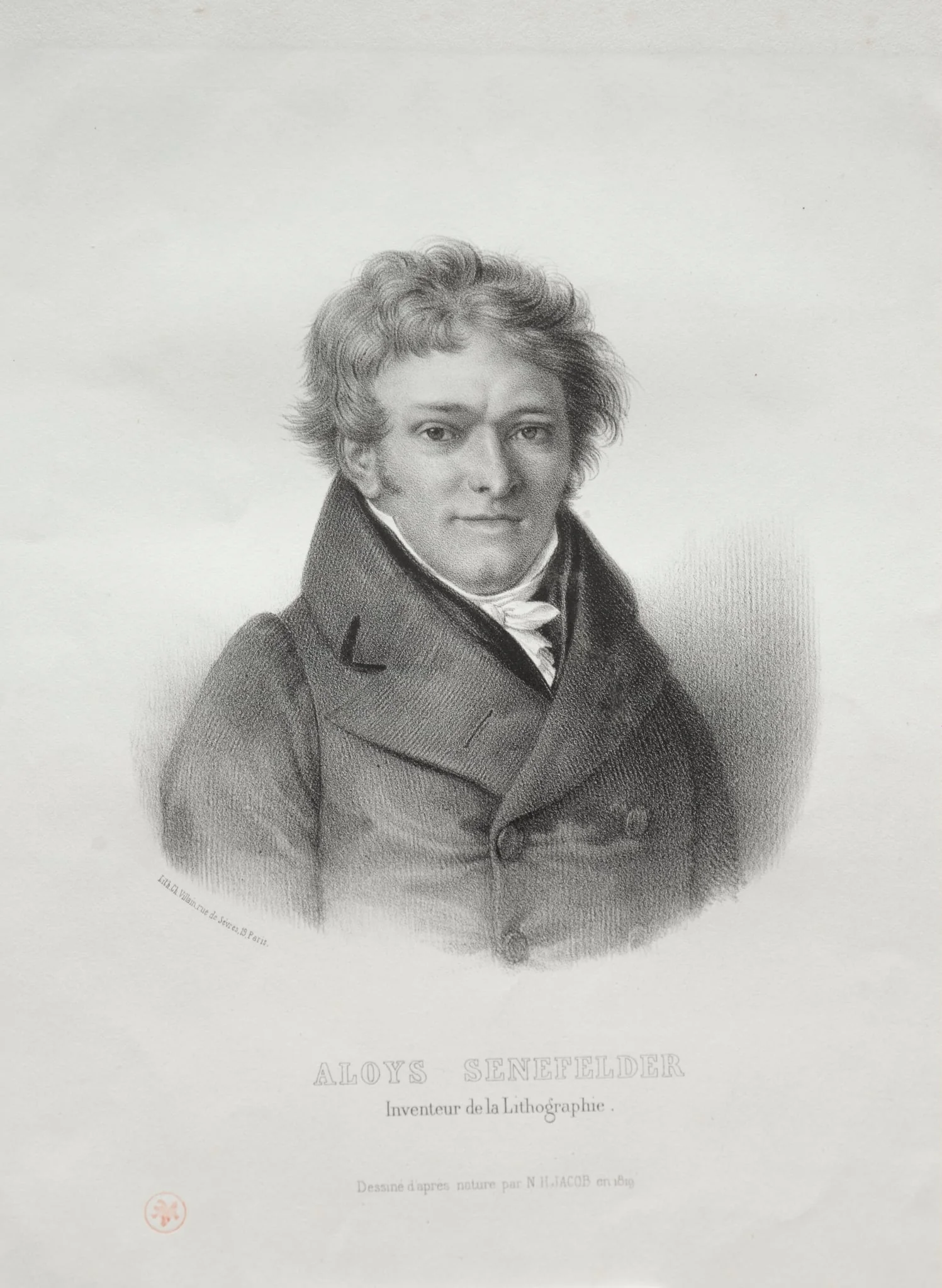 Aloys Senefelder, detail