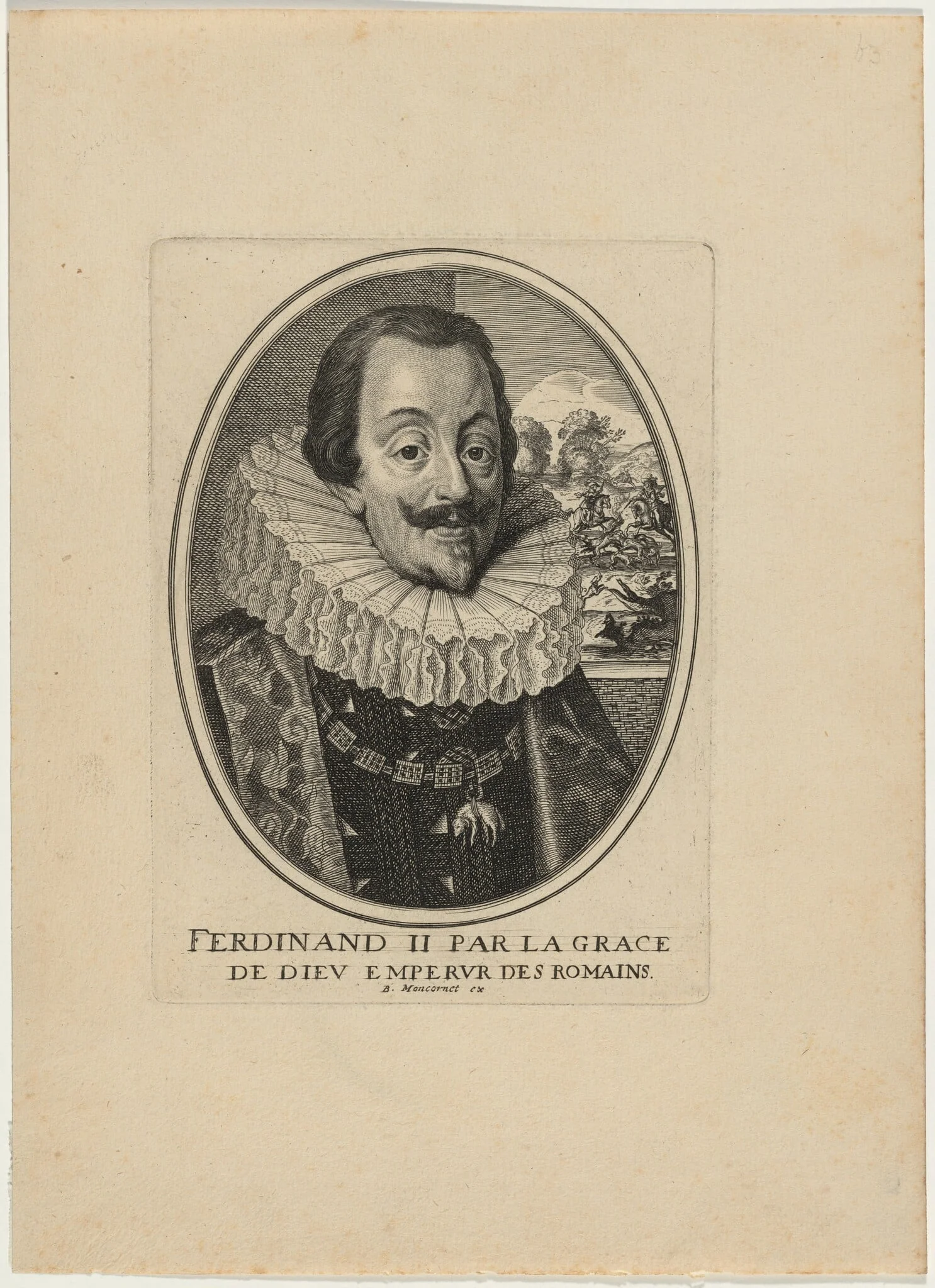 Ferdinand II, Par la Grace de Dieu Emperur des Romains, detail