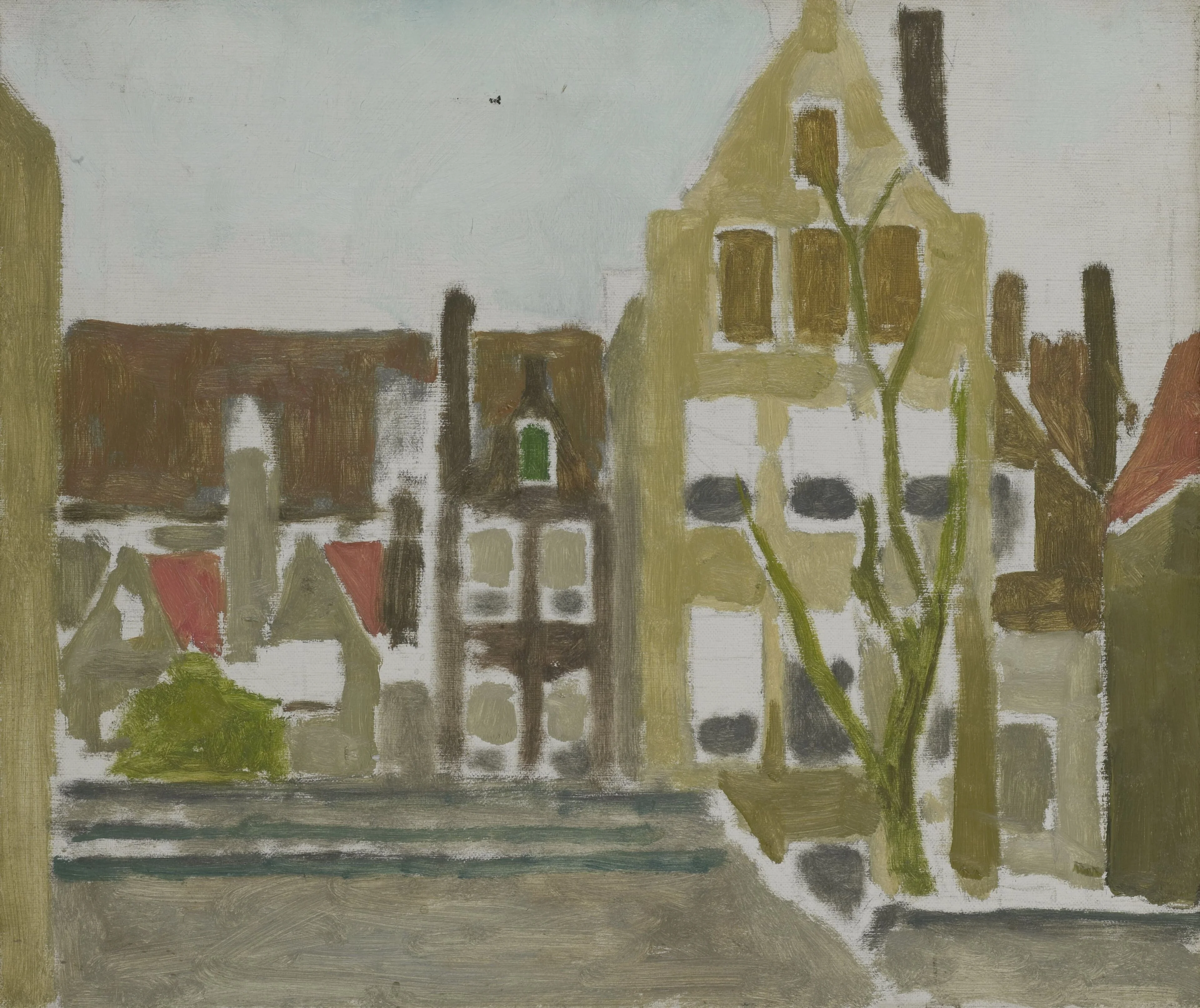 Group of Houses, detail