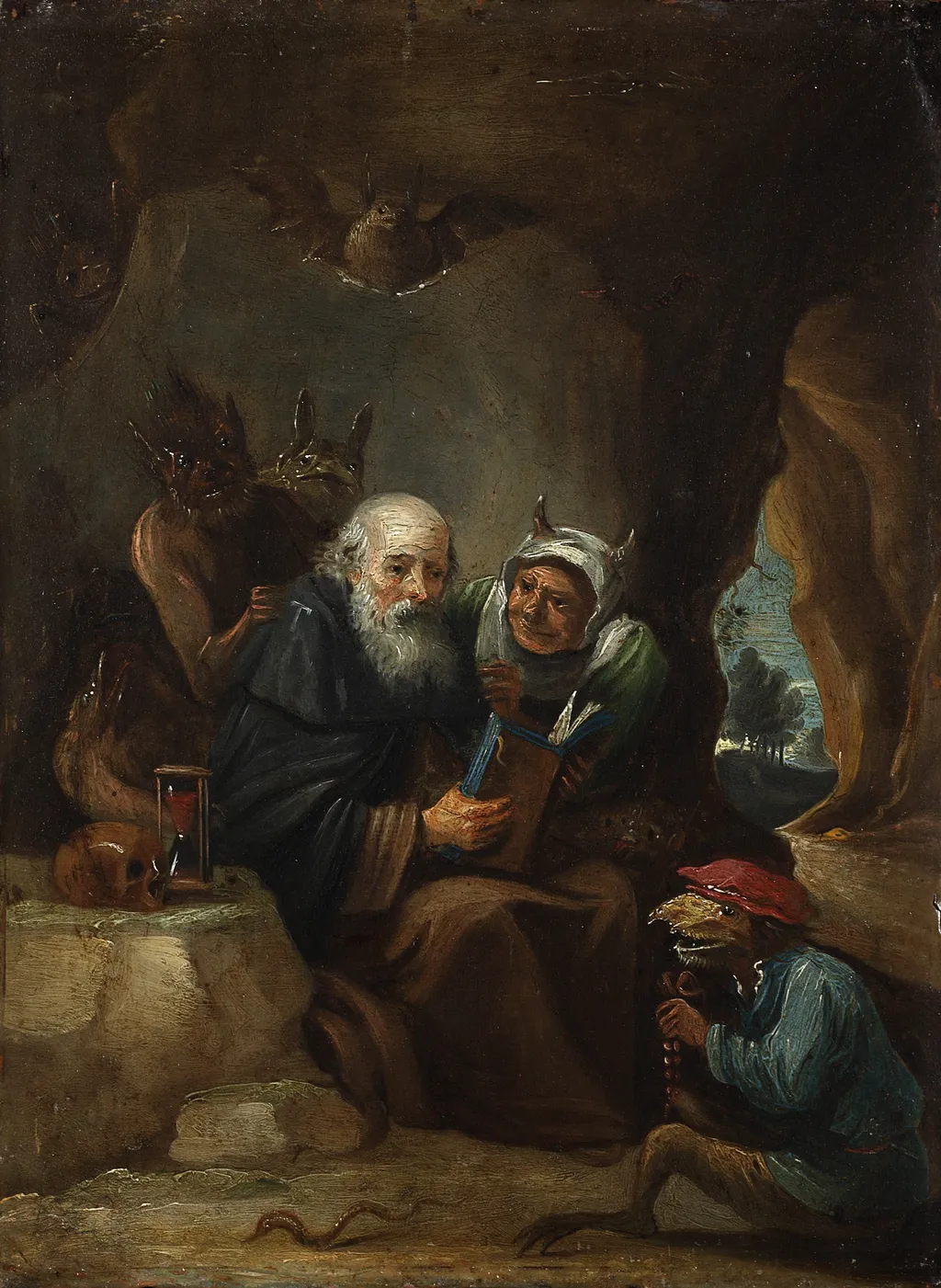 The Temptation of St. Antony, by David Teniers the Younger, unspecified, 1655