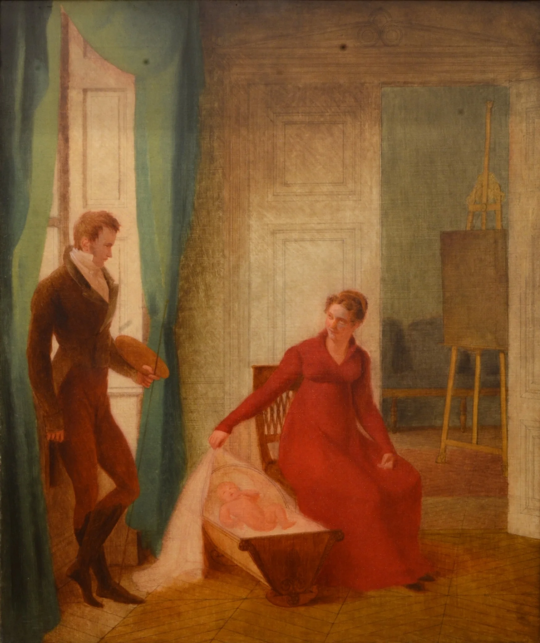 Le peintre et sa famille, detail