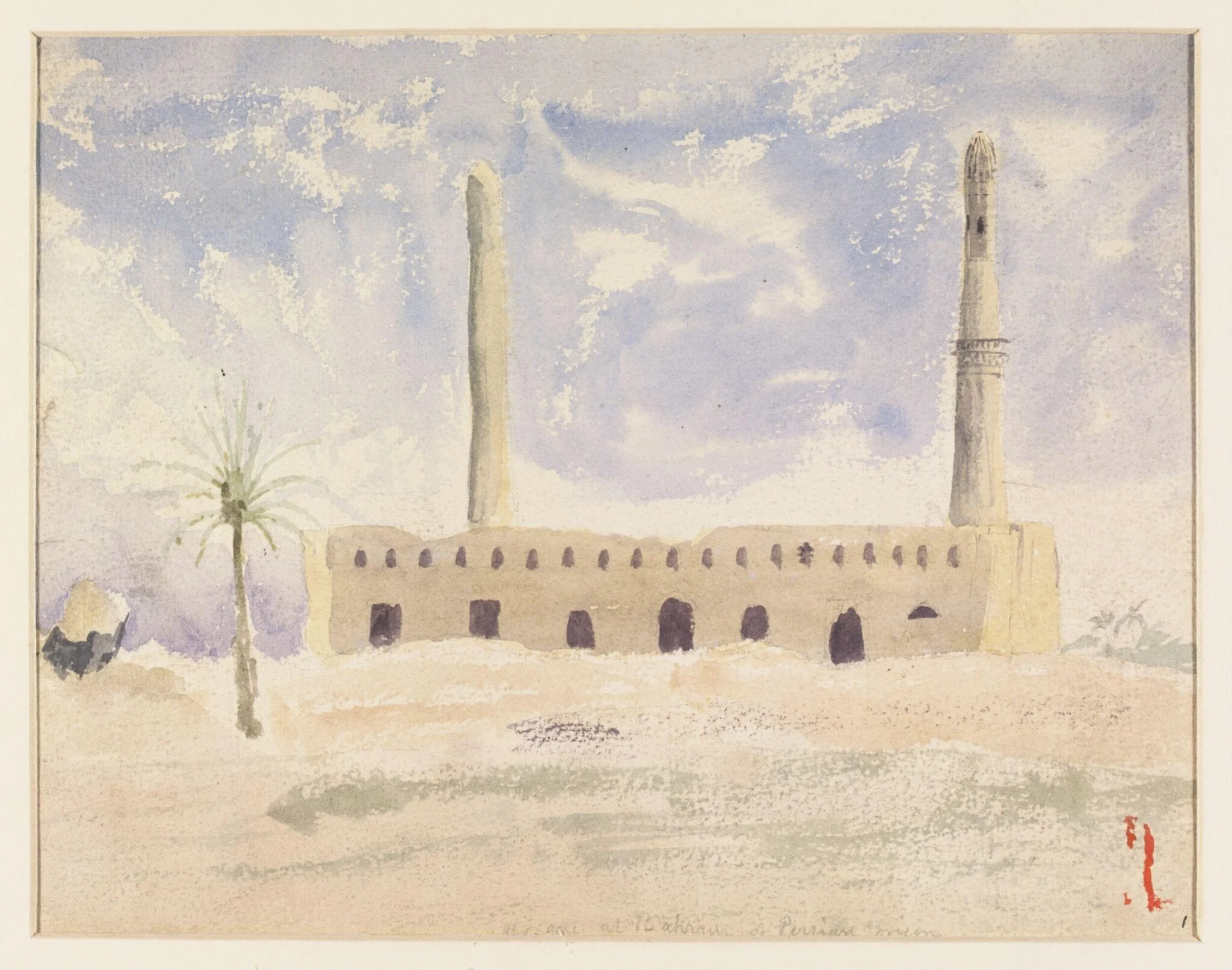 Mosque at Bahrain of Persian origin, detail
