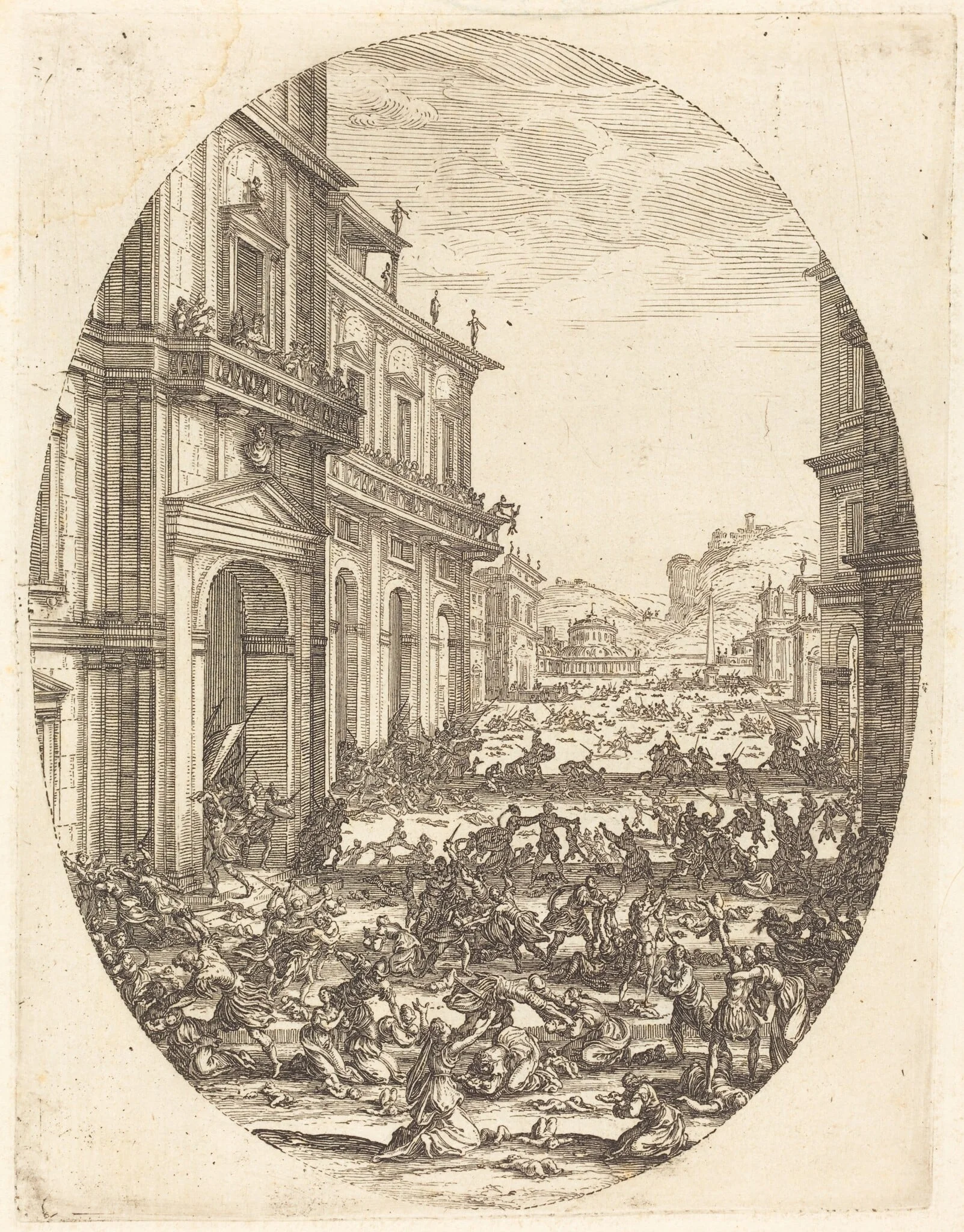 The Massacre of the Innocents, detail