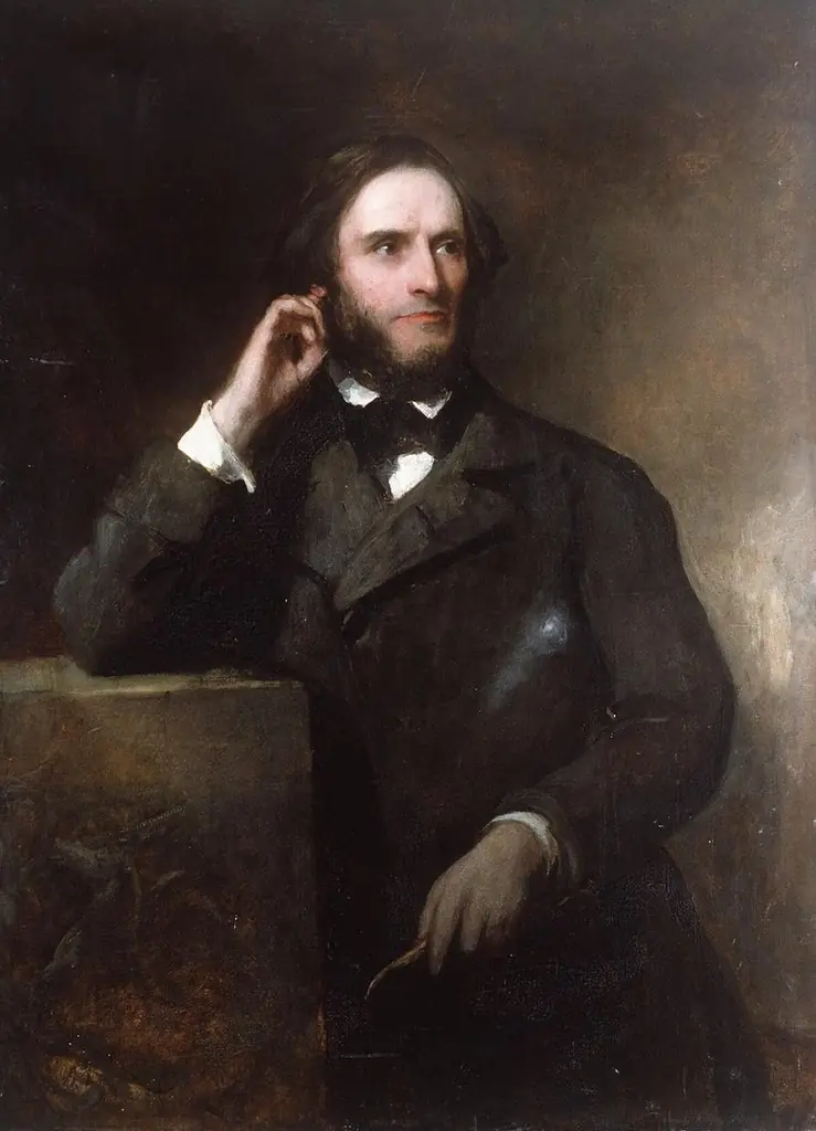 John Gibson, Sculptor, by Henry William Pickersgill, oil, 1850
