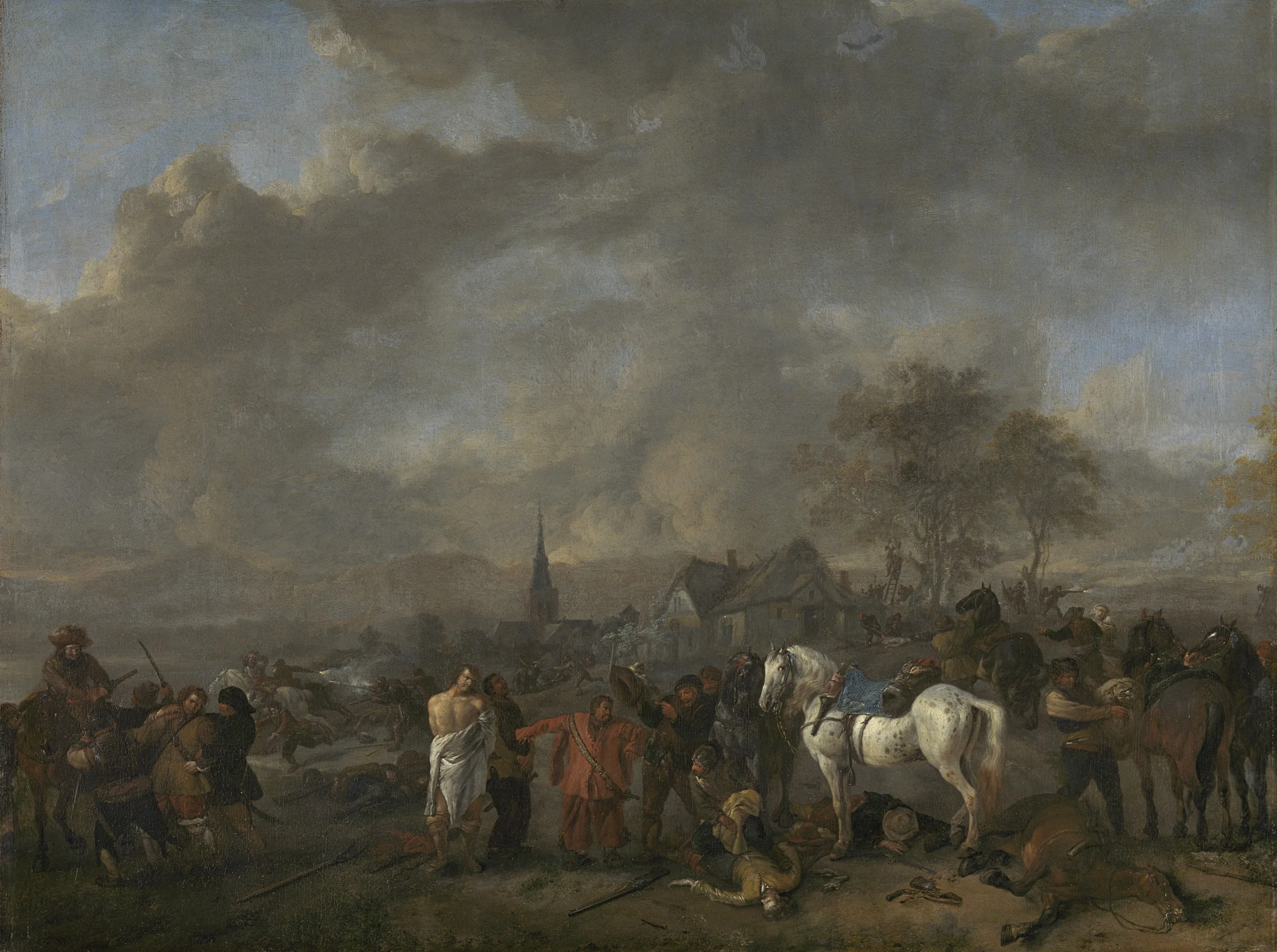 The victory of the peasants, detail
