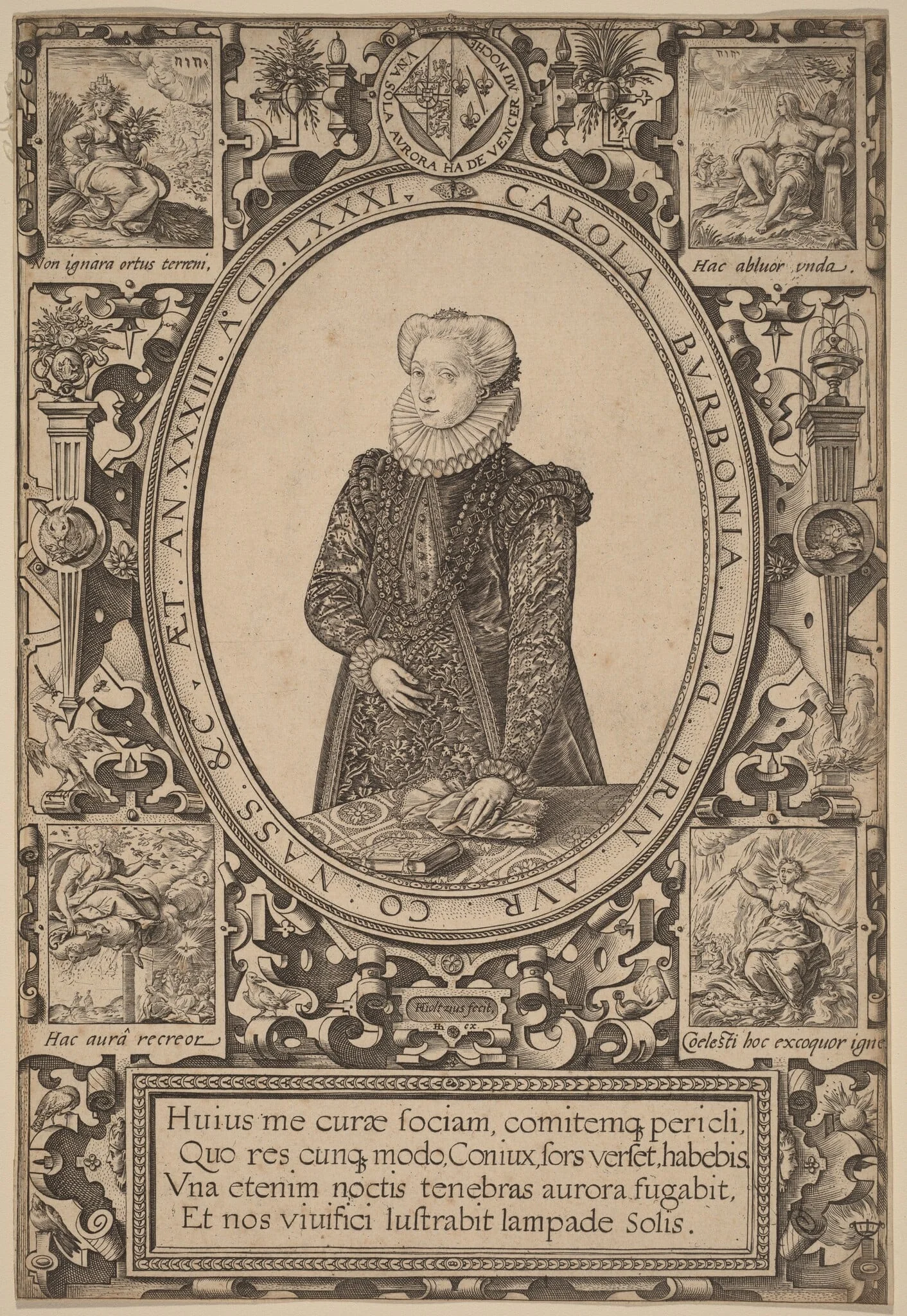 Charlotte of Bourbon, detail