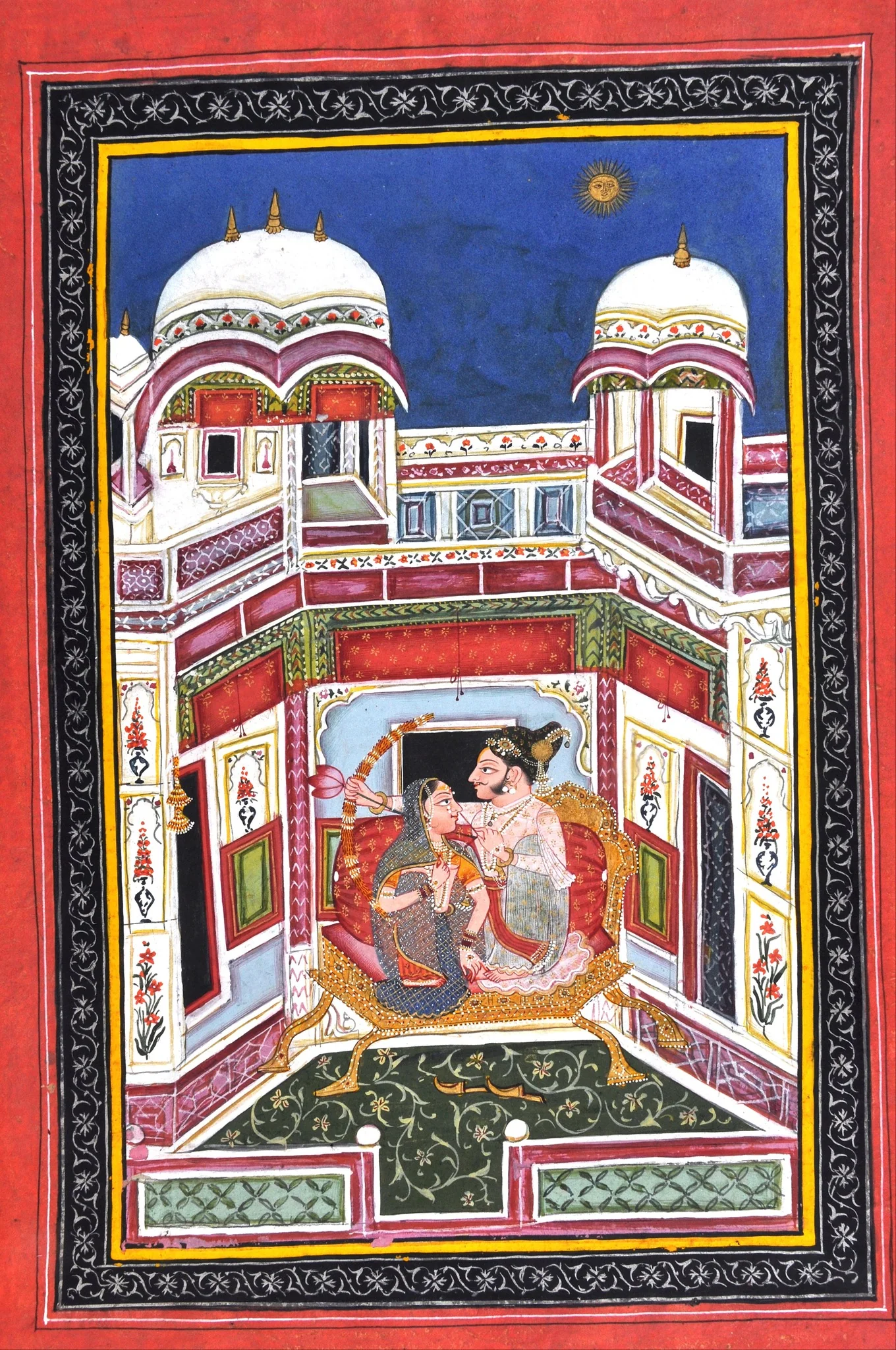 Ragaputra Vibhasha-Based on the Indian classical musical modeUniara,, detail