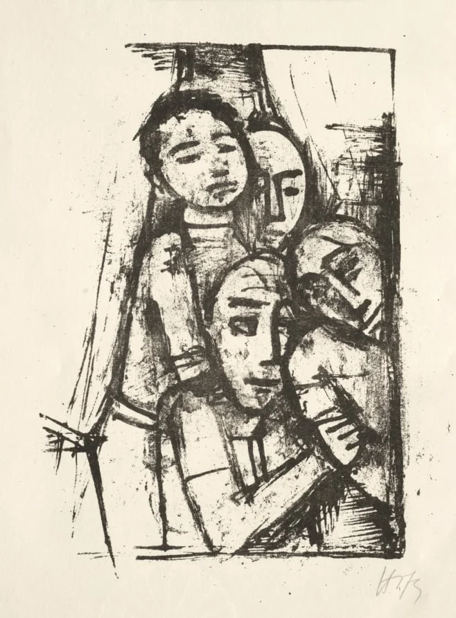 At the Window II, detail