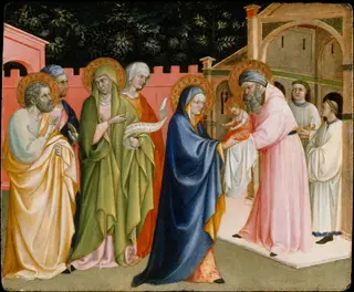 The Presentation in the Temple, by Alvaro Pirez d'Evora, unspecified, 1430