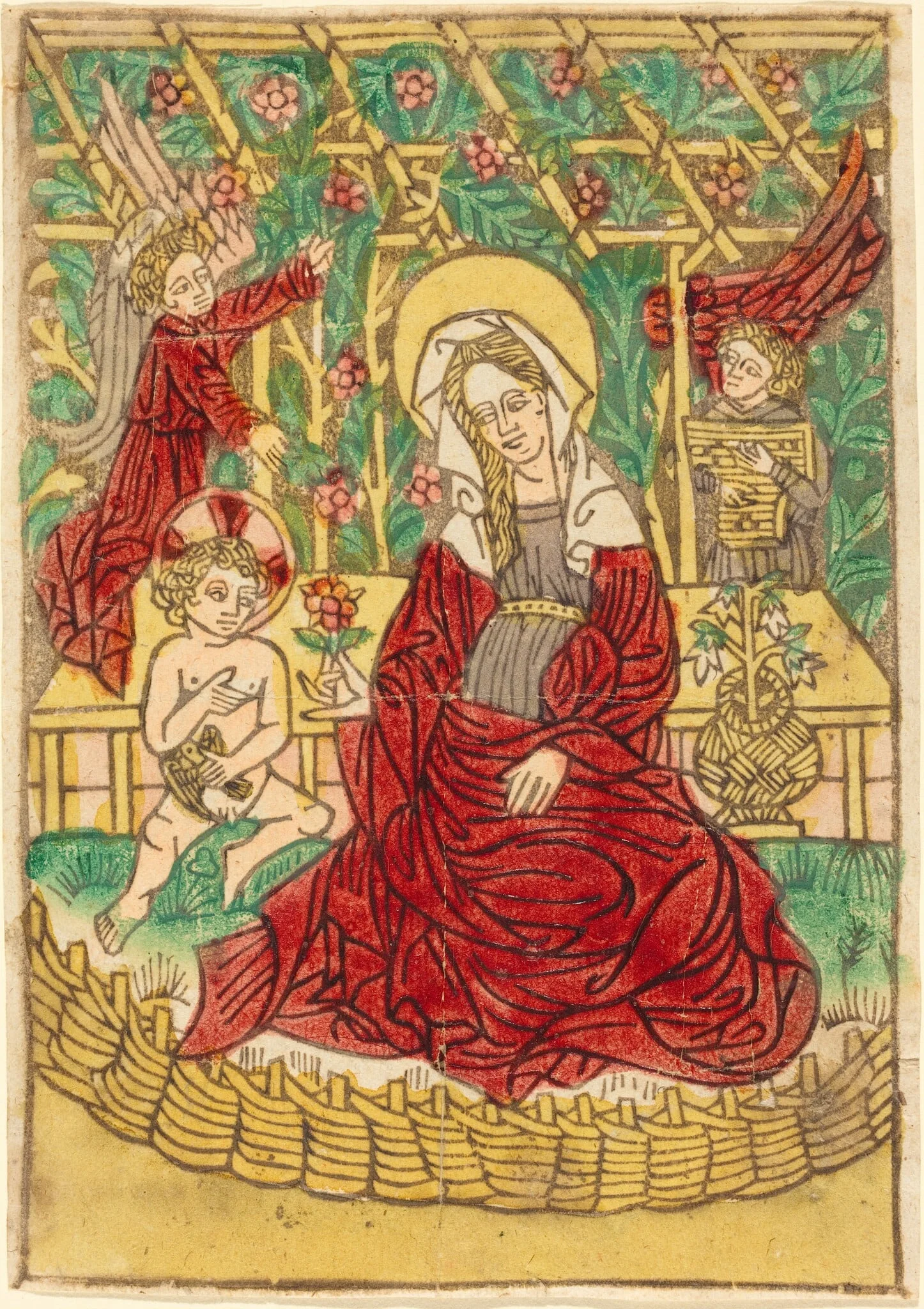 Madonna in a Closed Garden, detail