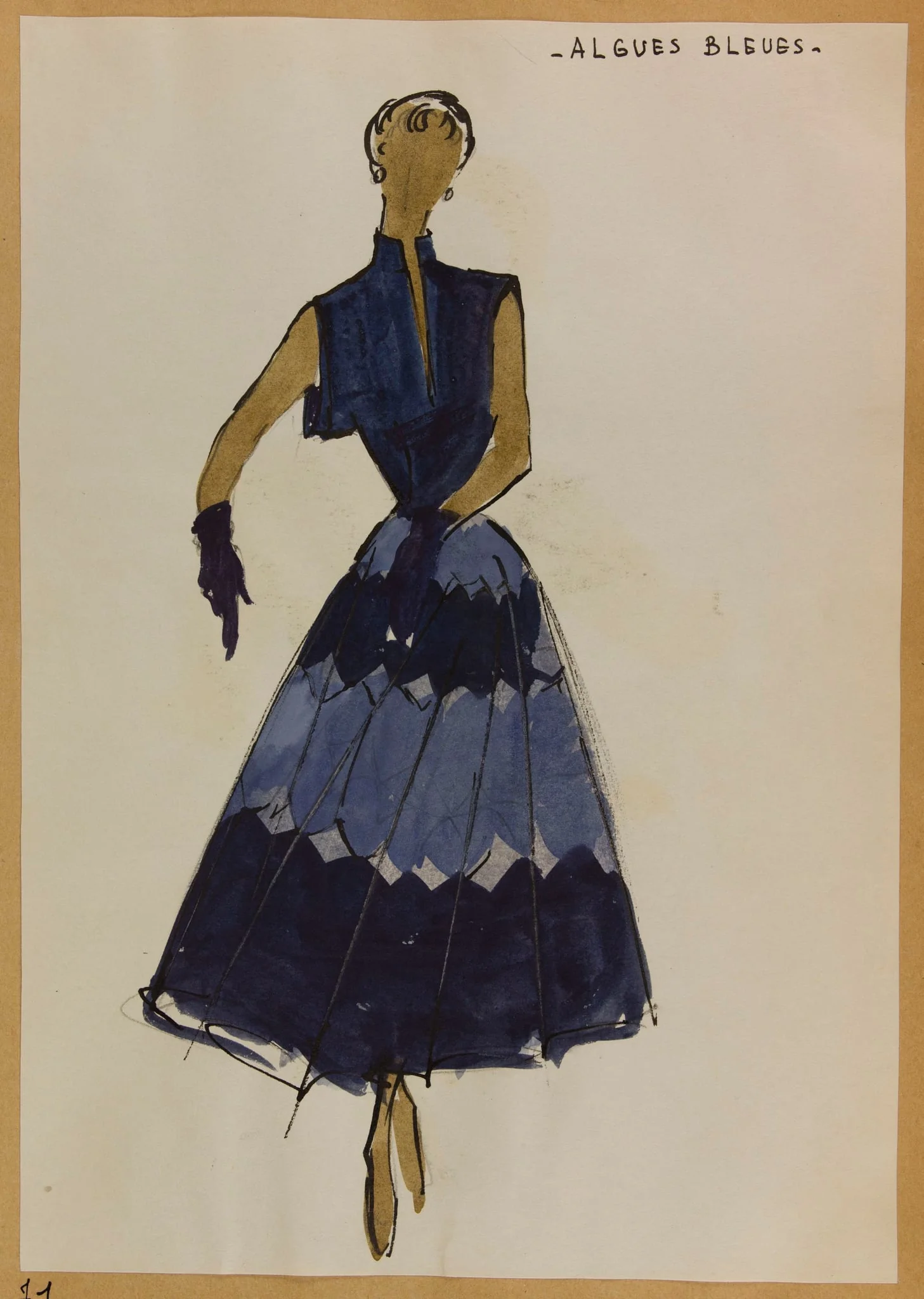 Algues bleues, detail