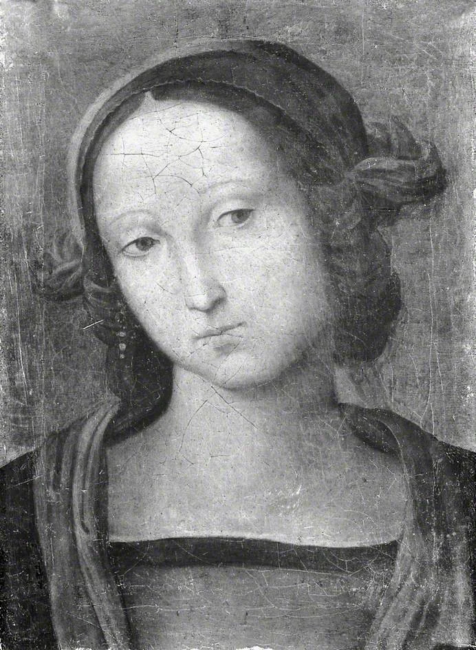 The Head of the Virgin, detail