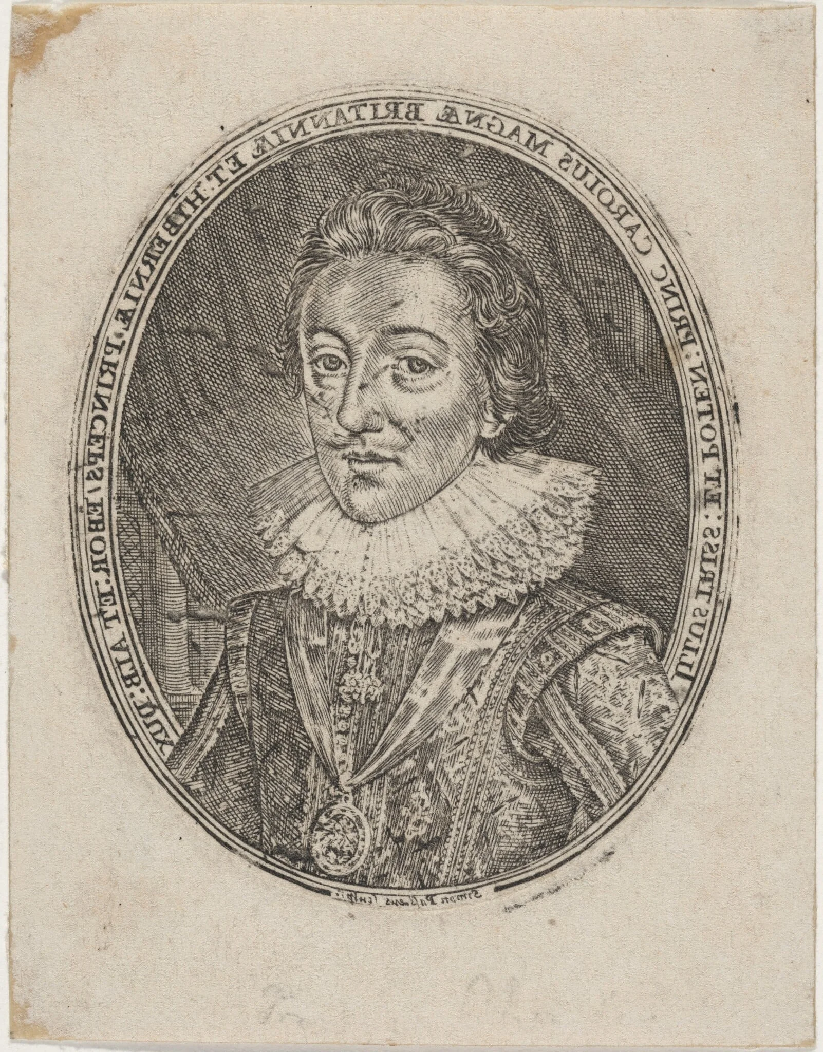 Charles I, King of England, detail