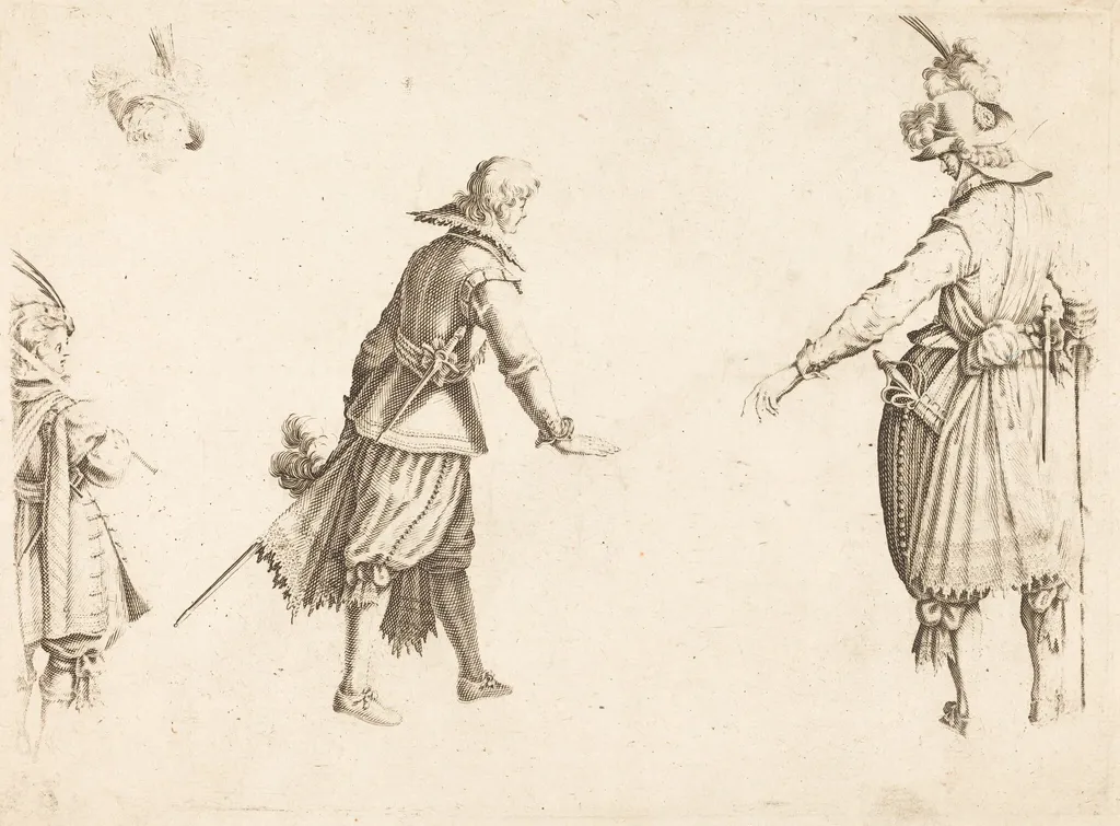 The Enrollment of the Troops, by Jacques Callot, ink, 1614