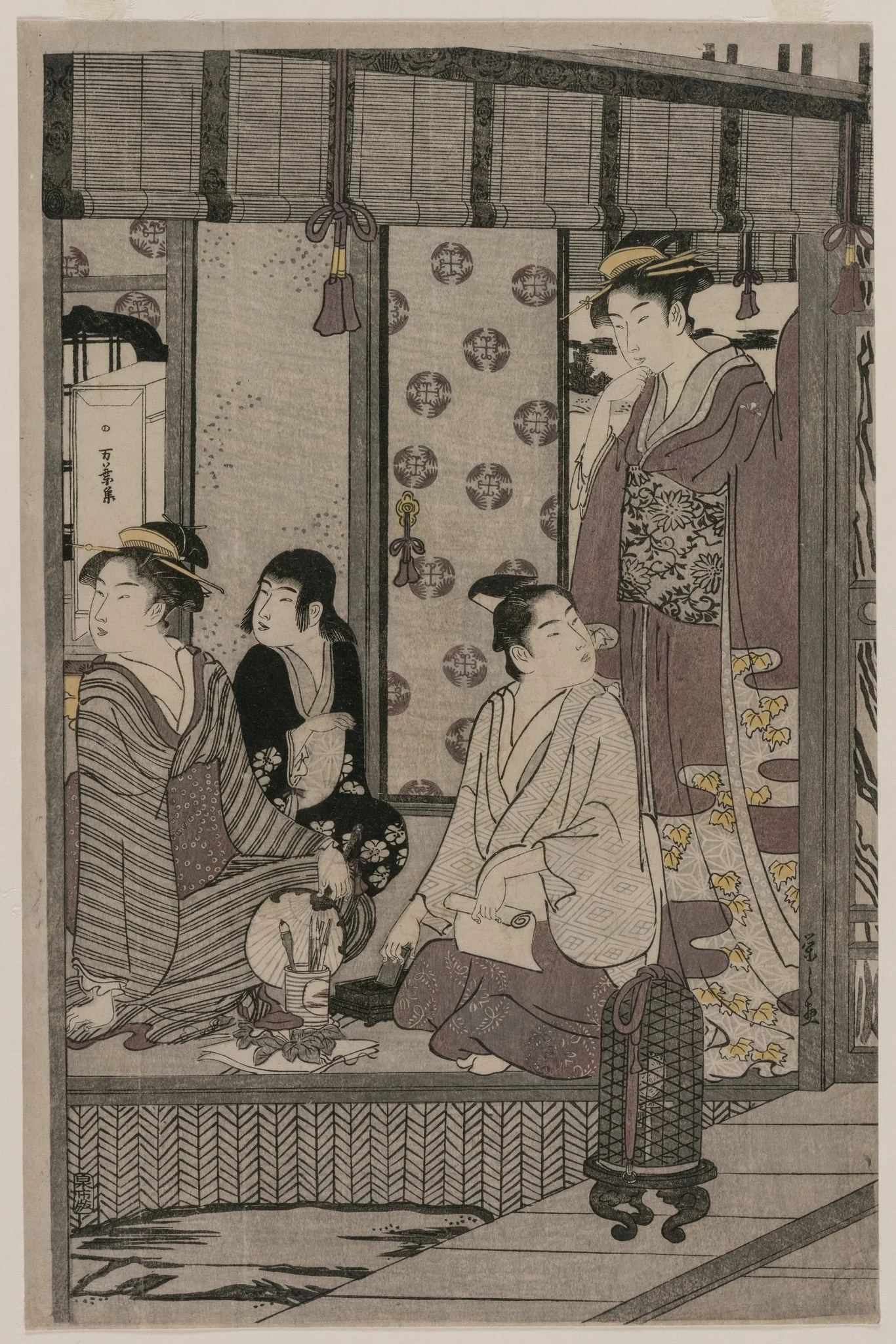 Morning Glory (from the series The Tale of Genji in Elegant Modern Dress), detail