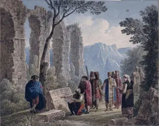 Voyage Pittoresque et Historique de l'Istrie et de la Dalmatie, by Louis-François Cassas, watercolor, 1782