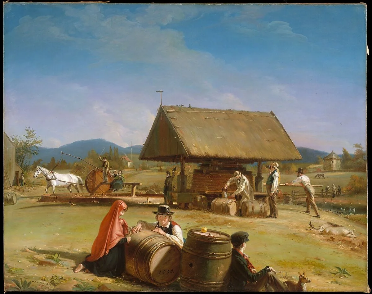 Cider Making, detail