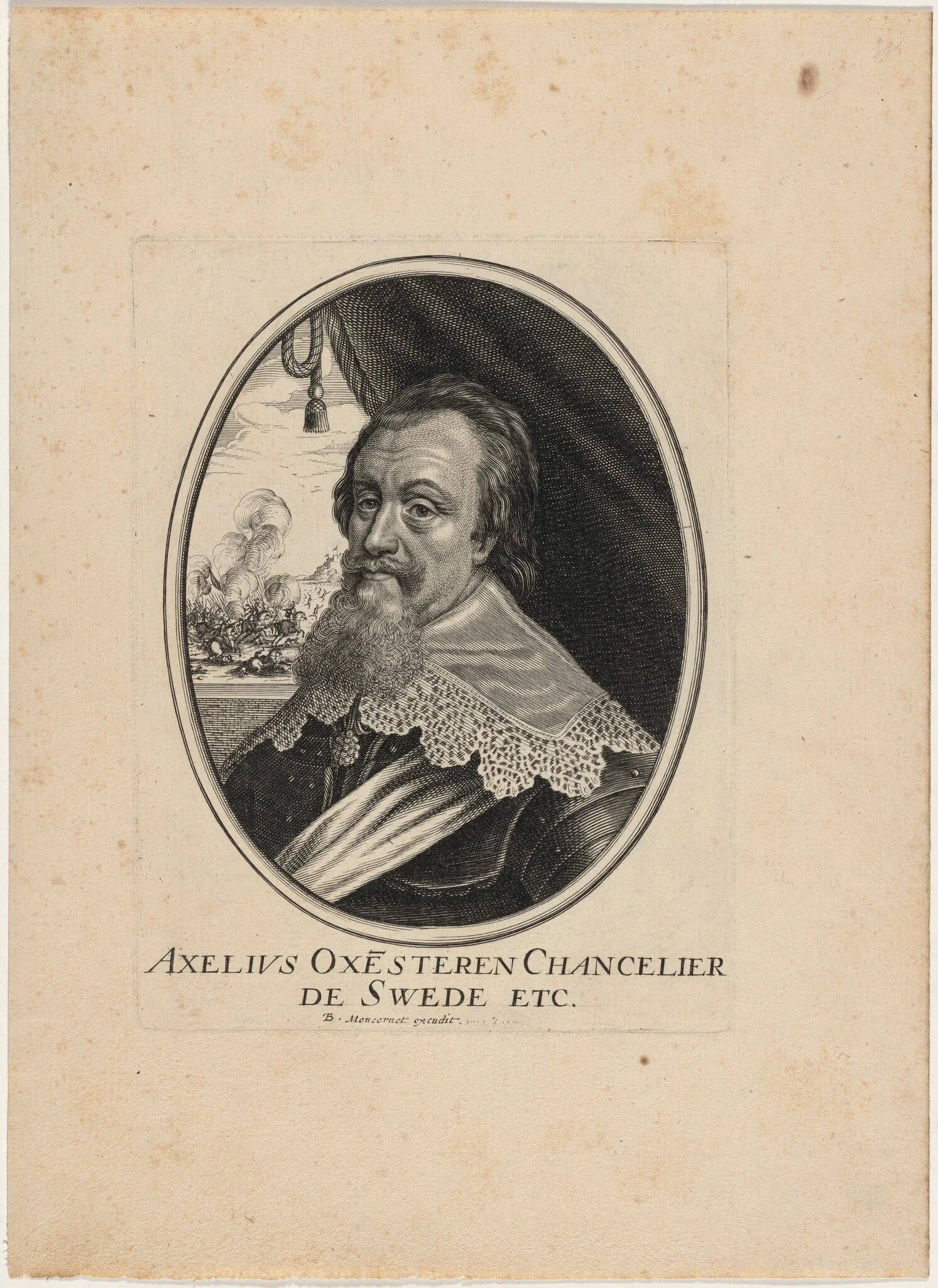 Count Axel Gustafsson Oxenstiern, Chancellor of Sweden, detail