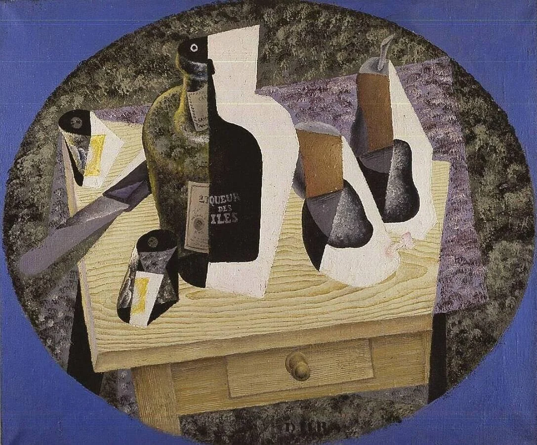 Still Life with a Liqueur Bottle, detail