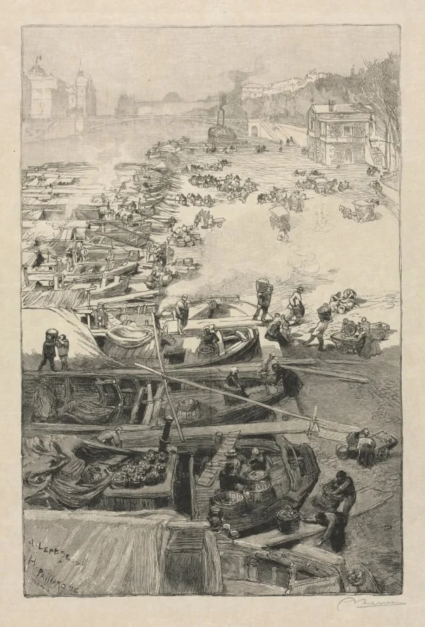 Potatoes Arriving at the Hôtel de Ville, detail