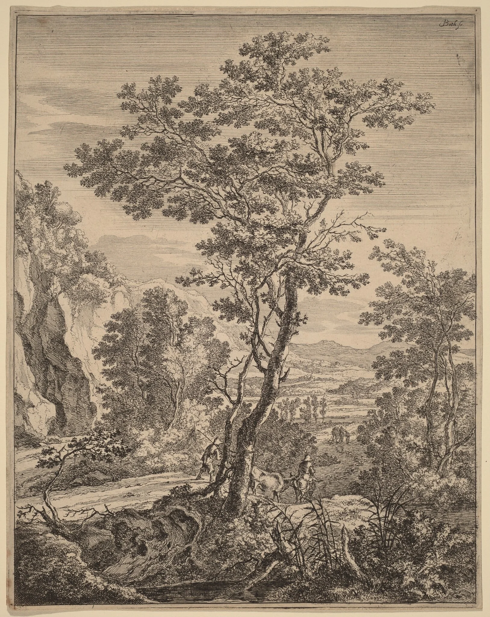 The Large Tree, detail