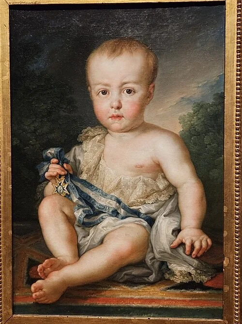 Retrato de um Infante da Casa Bourbon, detail