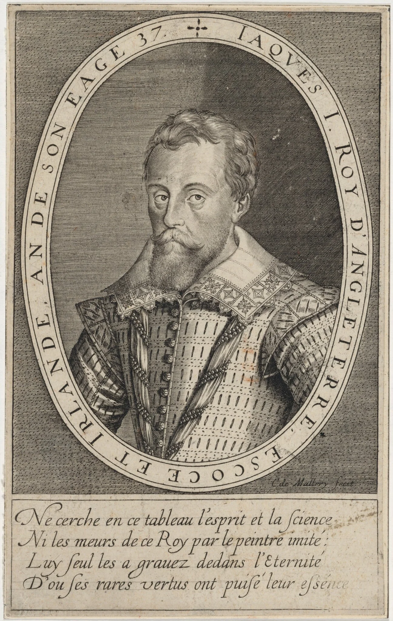 James I, detail