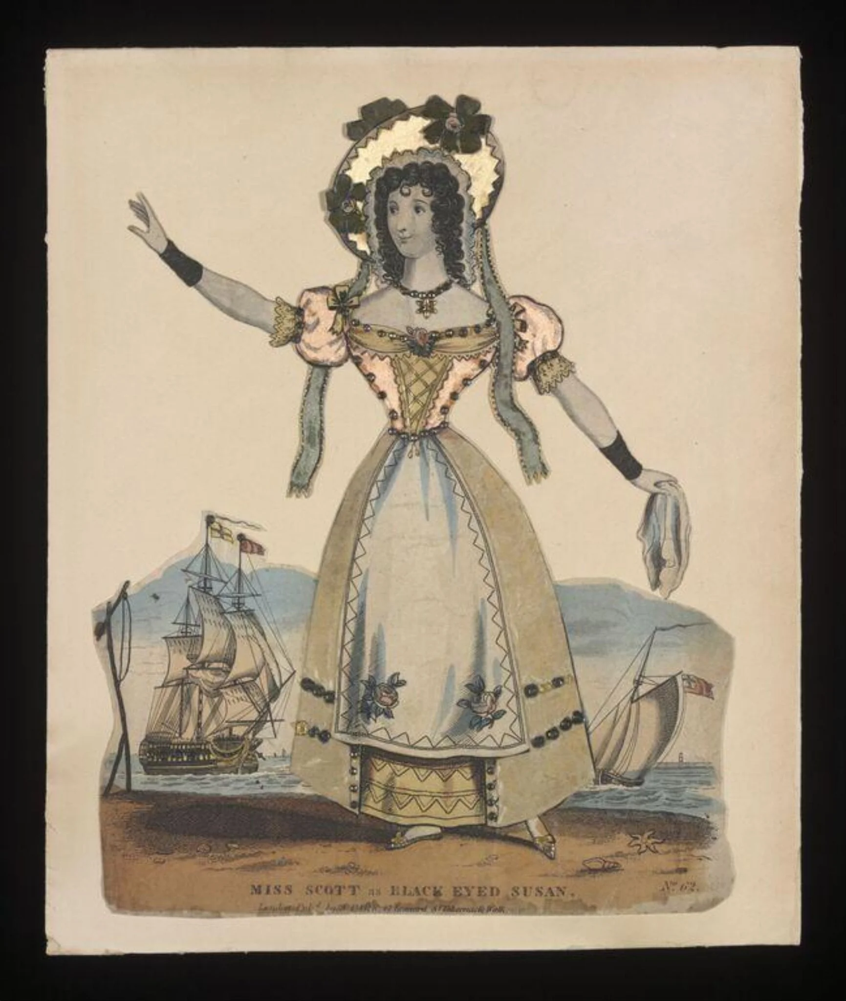 Miss Scott as Black Eyed Susan., detail