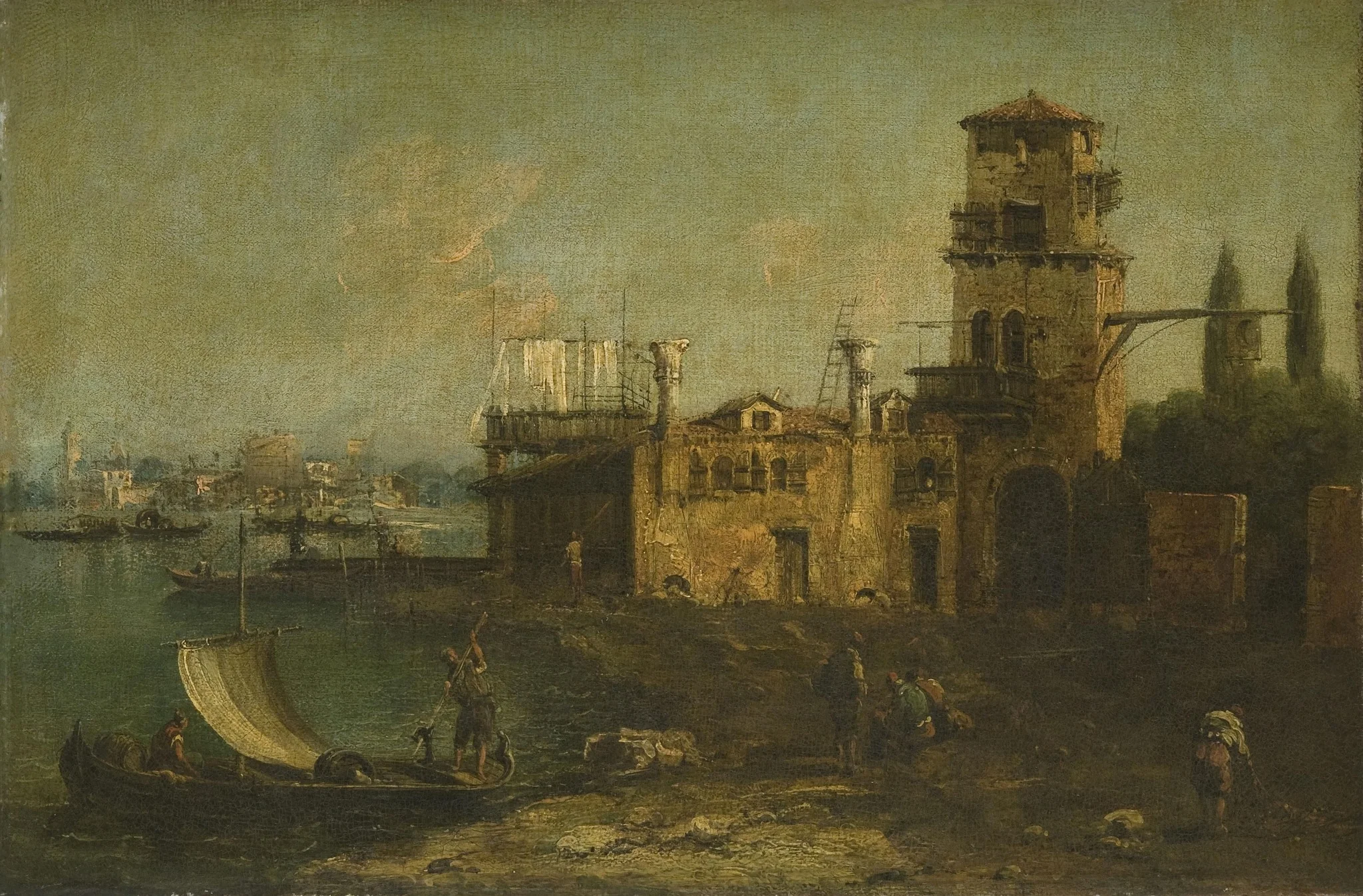 Villa by the Sea, detail