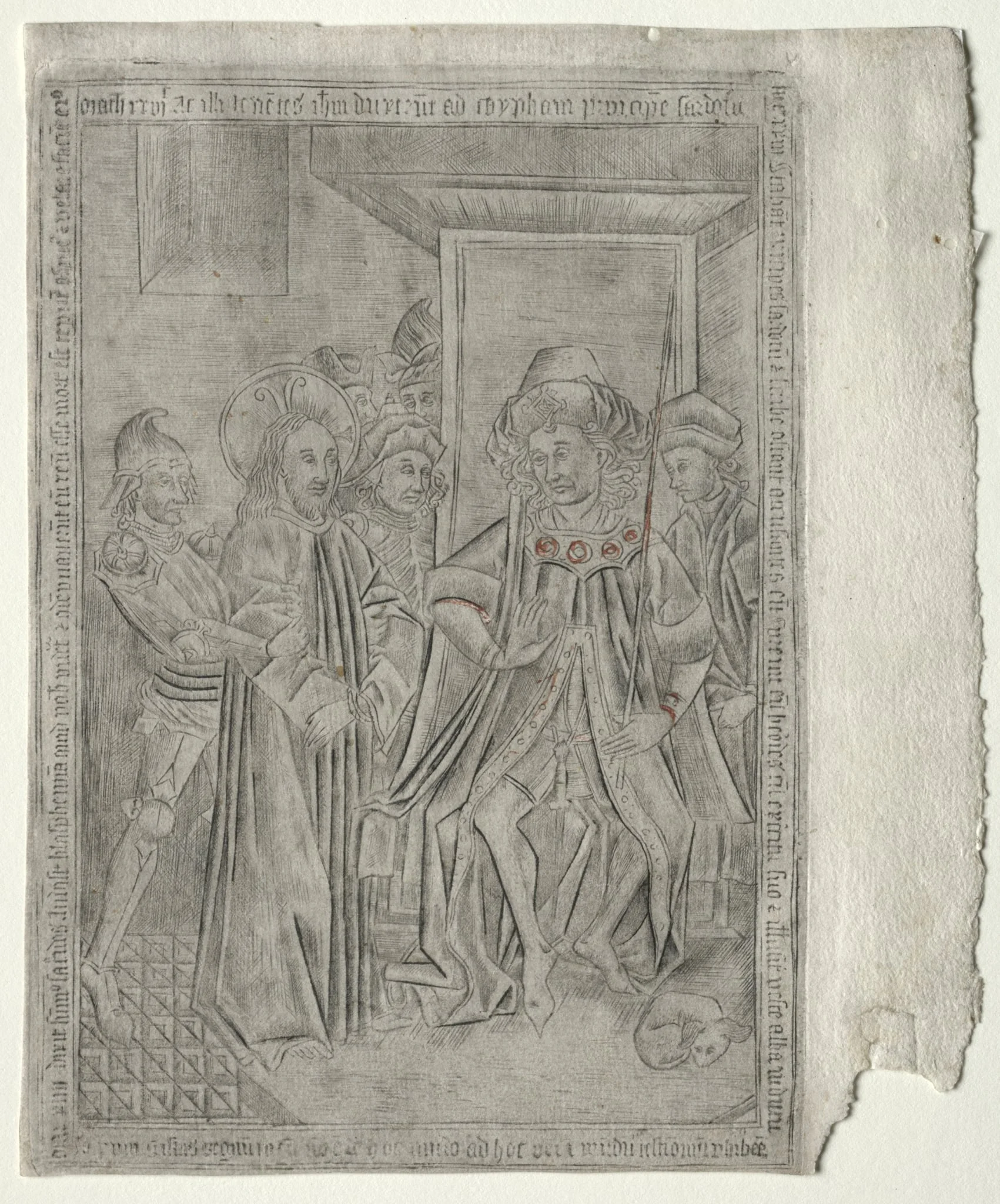 The Passion: Christ before Caiaphas, detail