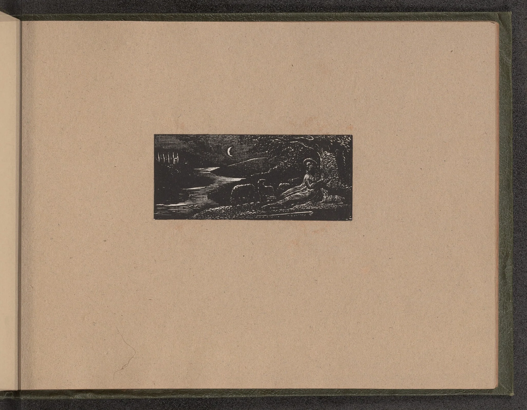 Colinet Resting by Night, detail
