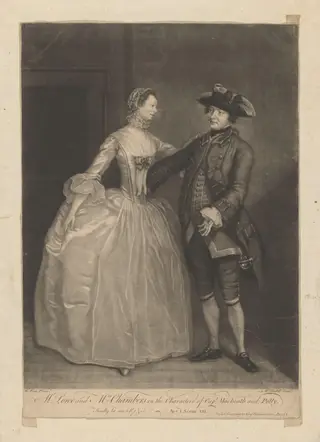 H Beard Print Collection, by James McArdell, 1752