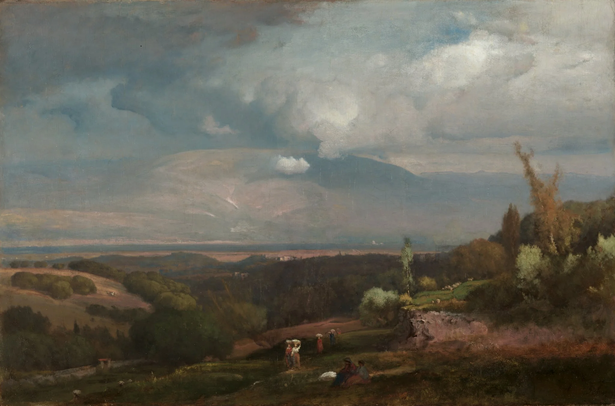 Approaching Storm from the Alban Hills, detail