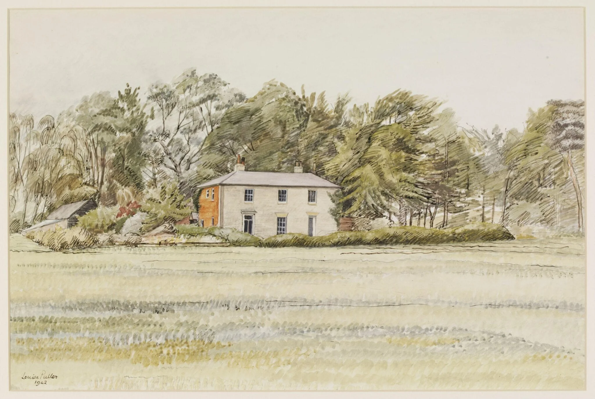 The Firs (Farmhouse) near Sudbourne, detail