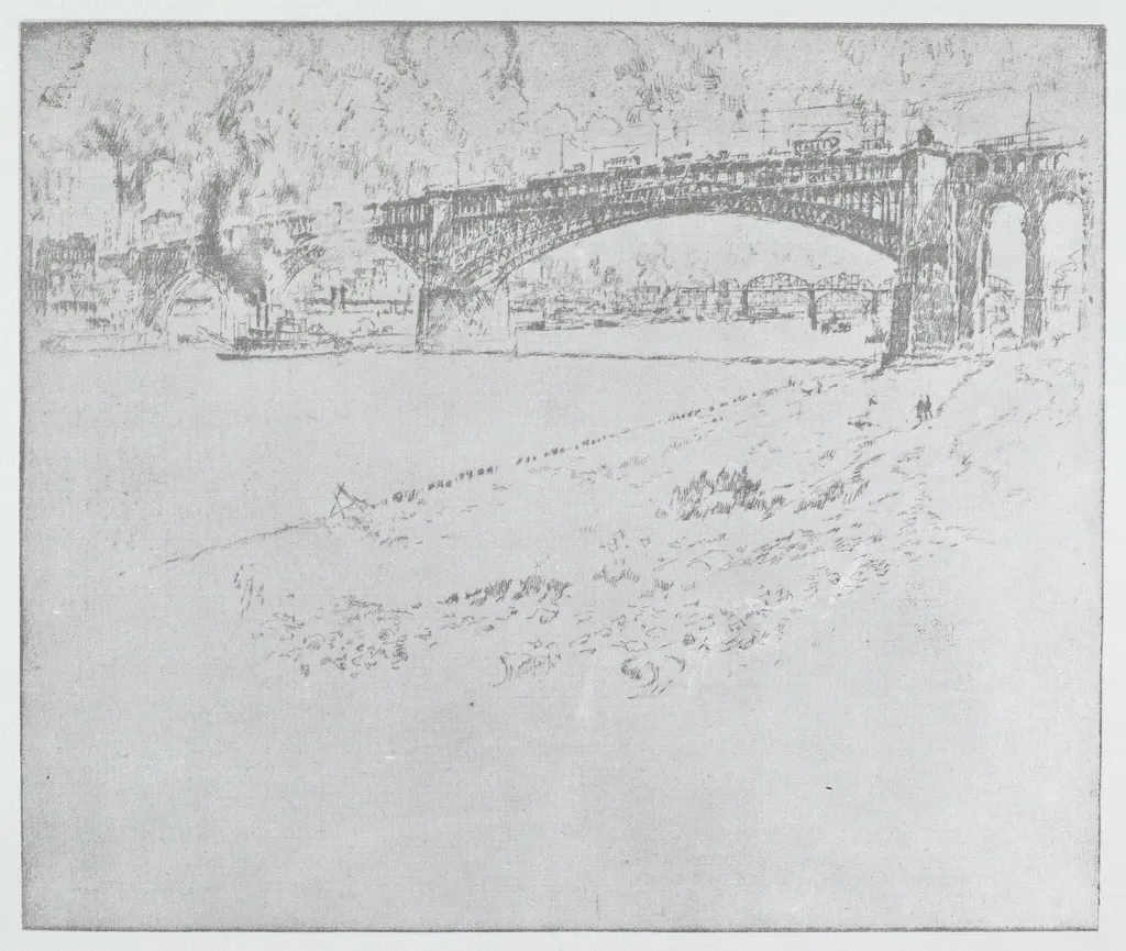 The Eads Bridge, St. Louis [top], by American 20th Century, 1919
