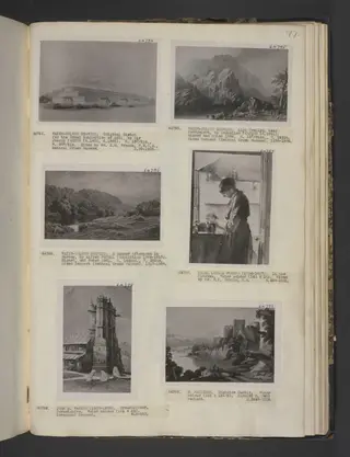 A Summer Afternoon in Surrey: Haymaking, by Alfred Powell, watercolor, 1881