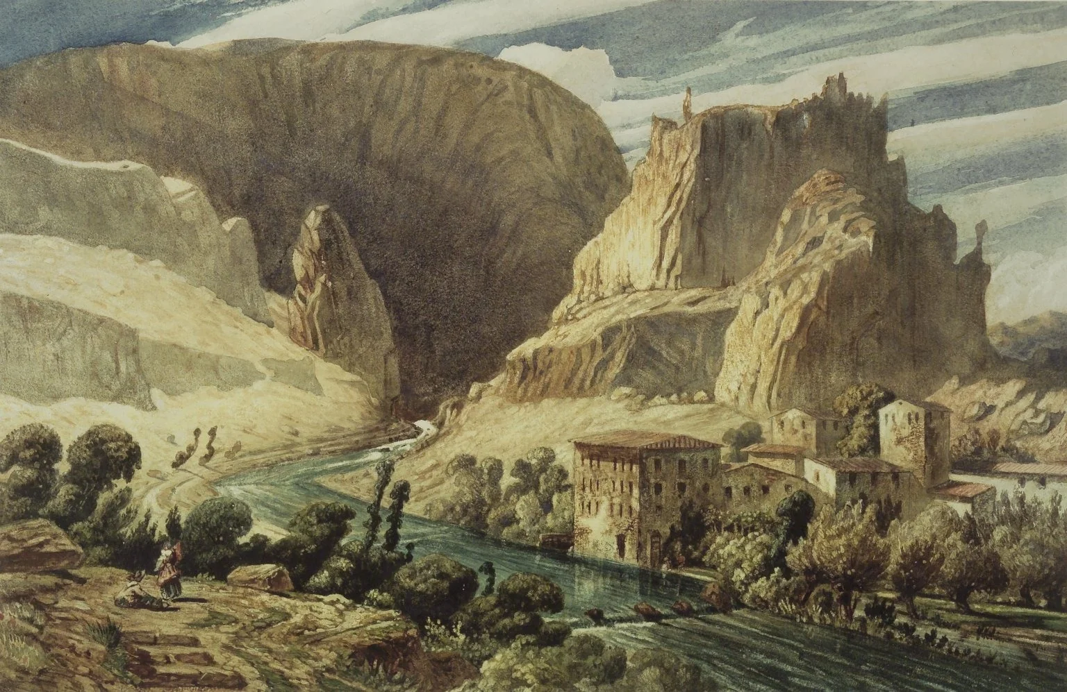 Fontaine de Vaucluse, detail